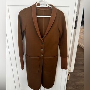 Rebecca King Brown Women's Long Coat